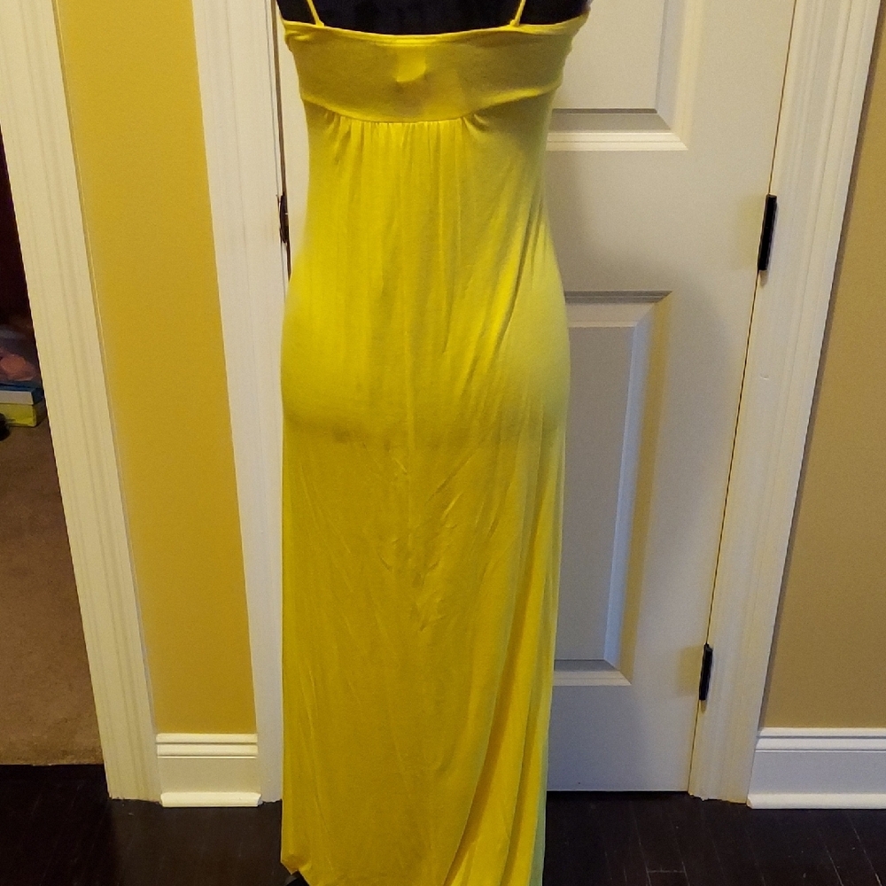 Body Central Sunlit Yellow Maxi Dress - Picture 4 of 5